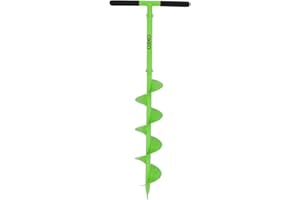 OXEO Tarière Manuelle diamètre 150mm - Poignée en caoutchouc - pour Creuser des Trous, Planter des Arbres et Installer des Clôtures