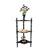 Desi Karigar Wooden Big Hand Carving Work With 3 Shelves End Table/Side Corner RS.2999.00