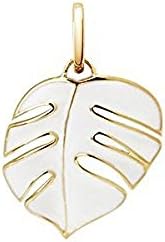 OAK MONSOON PALM LEAF PENDANT CHARM - GOLD (OFJ244-YG-W)
