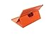 Apple Ipad mini 4 cover, 360 degree rotation case cover With Back document pocket Wallet for Apple Ipad mini 4 Orange
