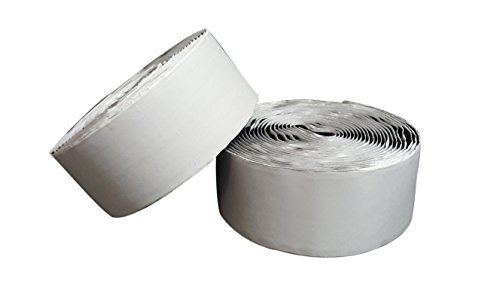 50mm Ancho 5 metros largo Juego sistema de enganche y sujeción auto adhesivo con reverso súper adherente Tela de nylon sujetadora Negro