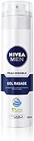 Nivea Men Gel &agrave; Raser Peau Sensible 200 ml - Lot de 2