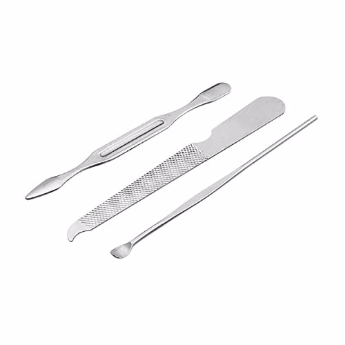 Maniküreset, DancingNail 7-teiliges Pediküre Werkzeug Für Gepflegte Hände Und Füße Nagelschere, Nagelknipser, nagelfeile, Pinzette, Ohrlöffel, Blau Etui - 5