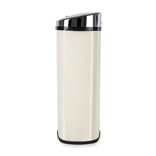 Morphy Richards 971513 Round Sensor Bin, 42 L, Cream