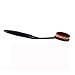 Tonsee Pro Cosmetic Makeup Face Powder Blusher Toothbrush Curve Foundation Brush (Black Toothbrush)
