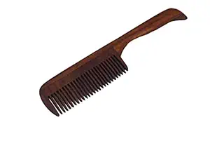 UPASKAR WOOD WORKS Neem Oil Enriched Sheesham Wooden Comb