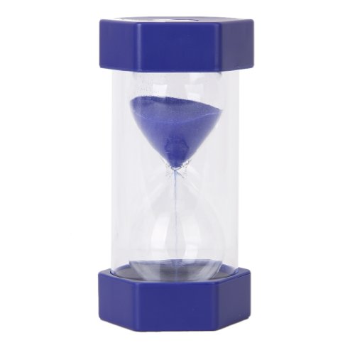 SODIAL(R) Sicherheit Fashion Sanduhr 5 Minuten Sand Timer-Blau - 8