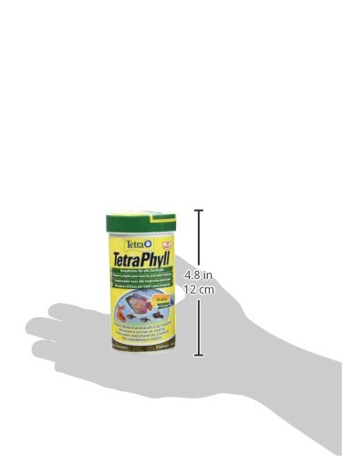 TetraPhyll (Hauptfutter für alle pflanzenfressenden Zierfische, mit lebenswichtigen Ballaststoffen plus Präbiotika), 250 ml Dose - 6