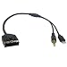 Produktbild Eidoct 3,5 mm AUX + 8 Pin Adapterkabel kompatibel iPhone 5 5S 6 6S Plus iPod iPad Fit Jaguar XF XJ and XK Land Rover Discovery, Range Rover und Range Rover Sport