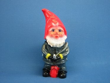 Zwerg Feuerwehrmann, 45 cm, Gartenzwerg, Kunststoff