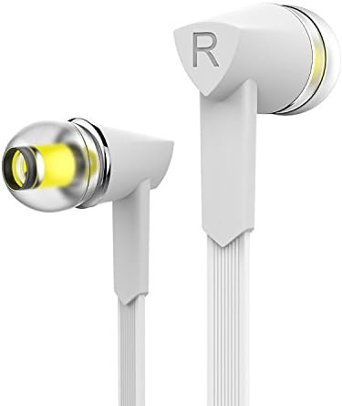 XuDirect Earphones Sports Earbuds In Line Control Headphones with Microphone (White)