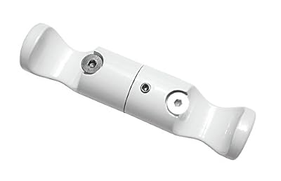 Gardinia 11273 Adaptateur de Support de Plafond, Métal, Blanc, 5,5 x 5,5 x 0,02 cm