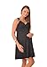 New Maternity Summer Party Sun Dress Pregnancy Tunic 8423 Variety of Colours (12, Black)