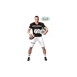 Quarterback Football Spieler - Kostüm für Herren Gr. M/L, Größe:M/L
