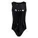 Produktbild Feeshow Herren Bodysuit Unterwäsche schwarz wetlook Unterhemd Slips Lack-Optik Erotik Männerbody einteiler Body Lackleder Schwarz M