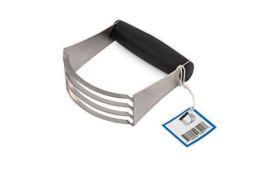 Cortador de repostería + TPR mango de acero inoxidable profesional para tartas para horno Gadgets harina remover herramienta de mezcla