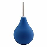 Douper Silicone Enema Bulbs Douche for Man and Women FDA Approved Capacity 220ml / 7.5oz (Blue)
