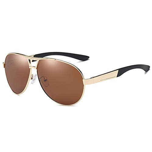 Preisvergleich Produktbild LAOBIAOZI Sonnenbrille Männer Aluminium Polarisierte Sonnenbrille Männer Klassische Marken Sonnenbrille Police Eyewear Beschichtung Spiegel Sonnenbrille Fahren, C4