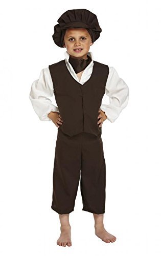 Child Fancy Dress Boy Victorian Urchin Small Age 4-6 (disfraz)