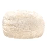 Icon Pouf en Fausse Fourrure - 64cm x 70cm - Tabouret Repose-Pieds Pouf en Fausse Fourrure