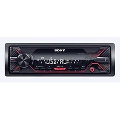 Alternative view of Sony Car Stereo DSX-A110U USB Auxiliary Digital Media Receiver with USB, AUX, FM (Black), Pre Out - 1 x 2V, Output Power - 55W x 4, 10 Band Equalizer