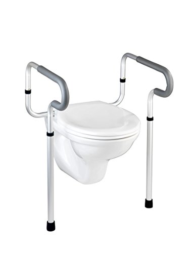 WENKO 20925100 WC-Stützhilfe Secura, Aluminium, 55.5 x 71-81.5 x 48 cm, Aluminium - 3