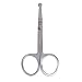 Homgaty Mini Safety Nose Hair Scissors Professional Vibrissa Scissors
