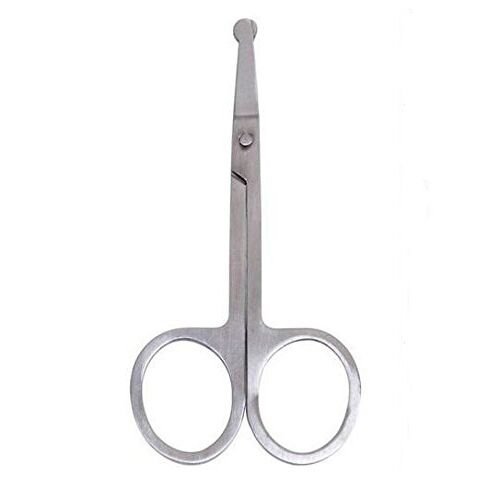 Homgaty Mini Safety Nose Hair Scissors Professional Vibrissa Scissors