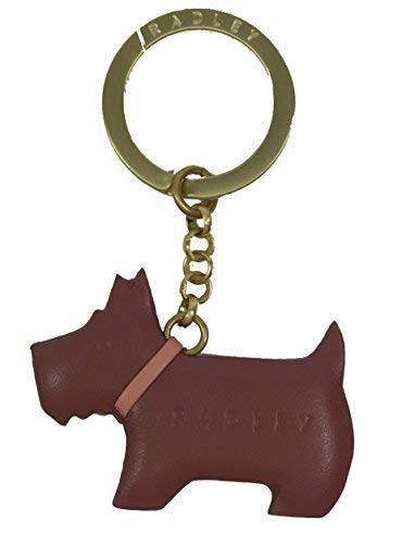 Preisvergleich Produktbild Radley Neu Go Walkies Schlüsselanhänger aus Leder Heather Pink