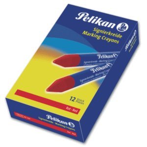 Preisvergleich Produktbild Pelikan Signierkreide 762 / 12 rot 12 Stifte