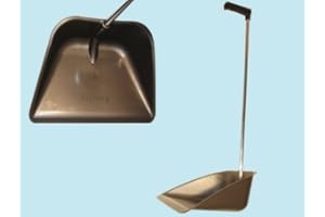 AGRIZOO PALETTA ALZAIMMONDIZIA IN POLIPROPILENE CON MANICO 75 CM. IN ACCIAIO CROMATO