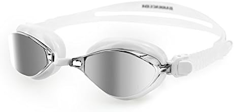 Barracuda Occhialini da nuoto FENIX MIRROR - Sistema TriFusion brevettato, Lenti a specchio antiappannamento, Protezione UV Antiriflesso Competition, Adulto (72710)