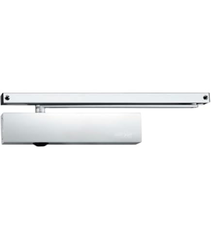 Leva Manuale GEZE Per Finestre E Lucernari - Alluminio Argento Anodizzato - Compatibile Con Apripista OL 90 N/OL 95