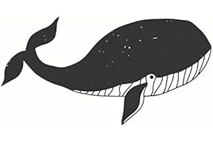 ‎MAY AND BERRY May and Berry Holzstempel - Wal, 35x55mm, Weiß