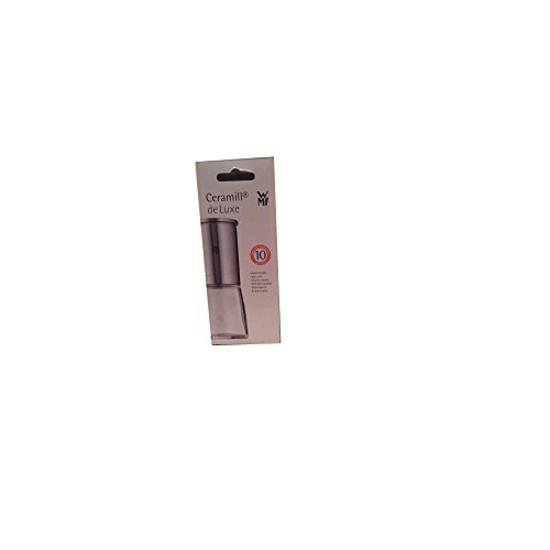 WMF Gewürzmühle Unbefüllt De Luxe Cromargan Edelstahl rostfrei 18/10 Glas spülmaschinengeeignet - 7