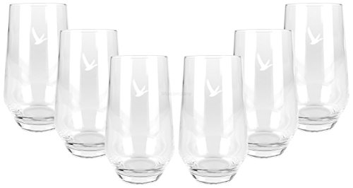 Preisvergleich Produktbild Grey Goose Vodka Glas Gläser Set - 6x Longdrinkgläser