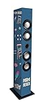 Alcance: hasta 10 m Metronic 477096 Columna Bluetooth 64 W para Auriculares/teléfono/PC/Tablet/Micro/Memoria USB Azul