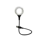 100 nuevo y de alta calidad Lopbinte Ultra Brillante Portátil Lámpara de Lectura USB Lupa Con Interruptor 18 Led USB Gadgets Enchufe Y Usa Para Pc Ordenador Portátil Computadora de Escritorio Periféricos (Negro)