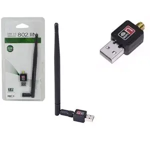 Advance USB 802.11N Wi-Fi Wireless LAN Network Card Adapter with Antenna (Multicolor)