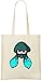Produktbild Splatoon Squid Kundenspezifische bedruckte Einkaufstasche - 100% weiche Baumwolle - umweltfreundliche u. Stilvolle Handtasche für täglichen Gebrauch