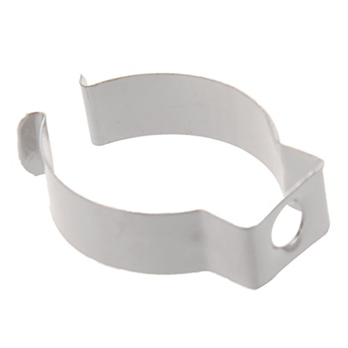 T8 Lampenhalter - TOOGOO(R) 12 Stueck verzinkte Metall Lampenhalter fuer T8-Leuchtstofflampen