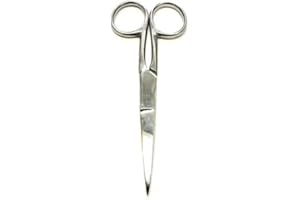 H2GEAR First Aid Nurse Paramedic Scissors Straight Sharp/Sharp Stainless Steel 10cm Ideal for Tougher Cuts Dressing Gauze Bandages - HQ (4")