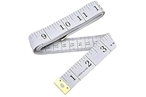 NAVZA® Dual-sided Durable Measuring Tape for Body and waist Measurements 150 Centimeters 60 Inches White Tailor Clothes Fabric Sewing Tape Rulers