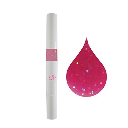 Princessible Kindernagellackstift Nelly Nectar (Himbeer-Pink + Regenbogenglitzer) - Abwaschbarer Spielspaß!