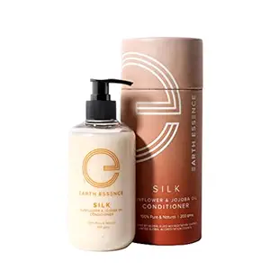Earth Essence Sunflower with Jojoba Oil Conditioner - SILK Edition, 100% Organic, Vegan, Pure and Natural, 200 Gms