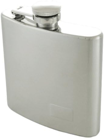 Polished Steel 6oz Flask