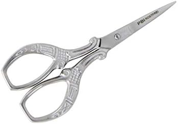 Embroidery scissor - small scissor fine precision tip - thread cutter sewing DIY art craft needlework multifunction trimmer - stainless steel from SM Instruments