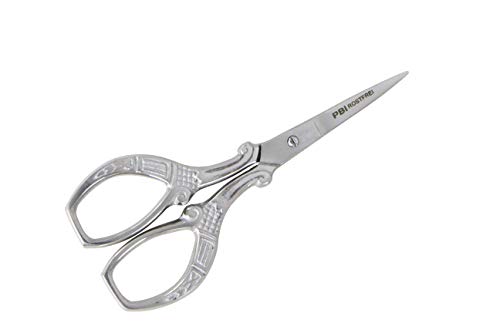 Embroidery scissor - small scissor fine precision tip - thread cutter sewing DIY art craft needlework multifunction trimmer - stainless steel from SM Instruments
