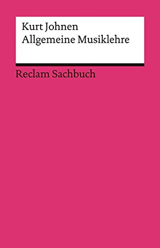 Download Allgemeine Musiklehre (Reclams Universal-Bibliothek) Download Allgemeine Musiklehre (Reclams Universal-Bibliothek)