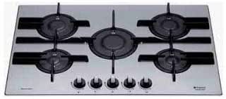 Hotpoint PK 755 D GH X/HA piano cottura Acciaio inossidabile Incasso Gas :  Amazon.it: Grandi elettrodomestici